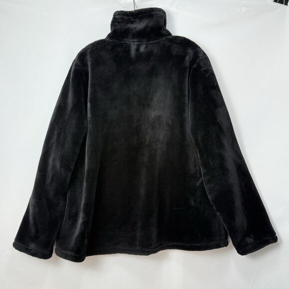 32 Degrees Heat Women's Plush Black Faux Fur Teddy Jacket Full Zip Size XXL - Picture 6 of 16